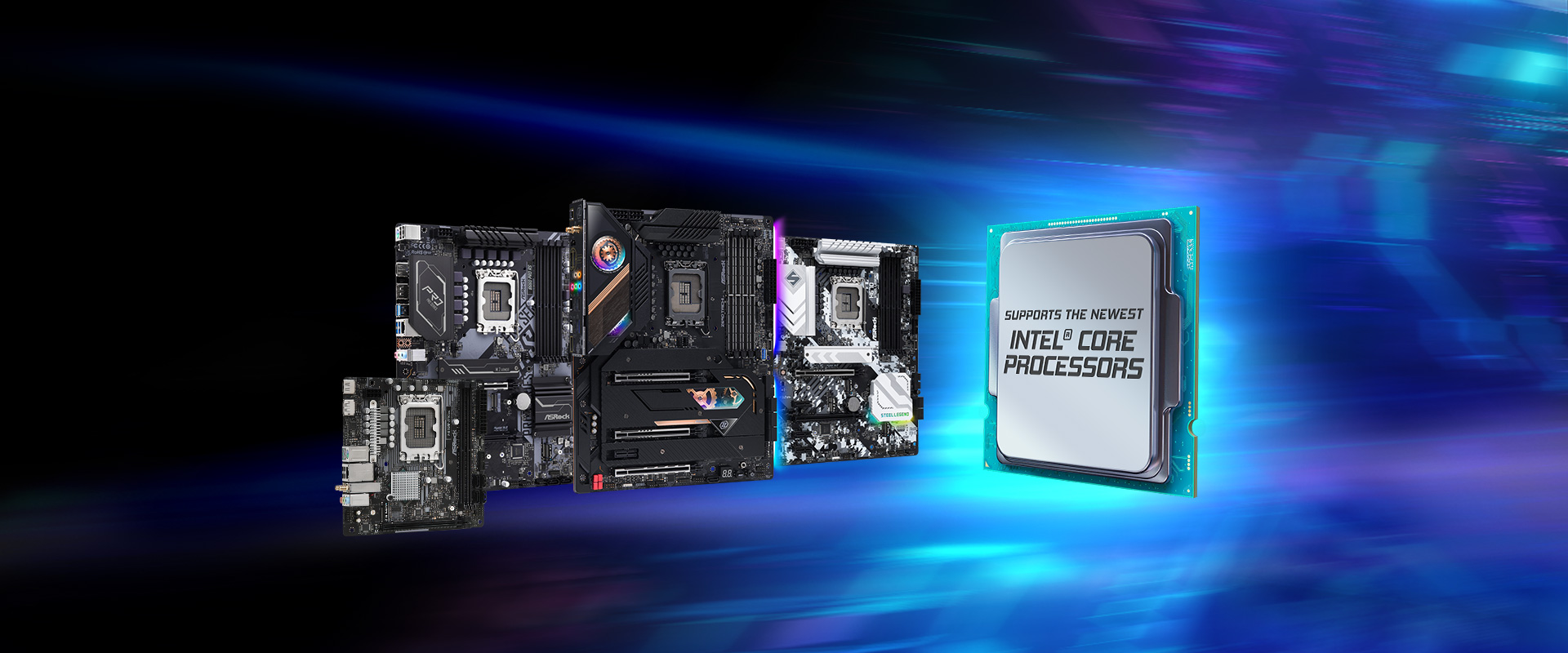 ASRock Intel 600 Series motherboards will support the newest Intel processors.