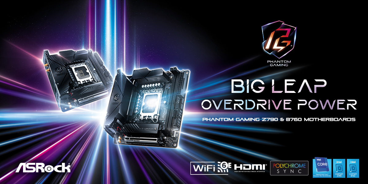 ASRock Unveils Z790I & B760I Lightning WiFi Motherboards with DDR5-8600 Support for Extreme Overdrive Power