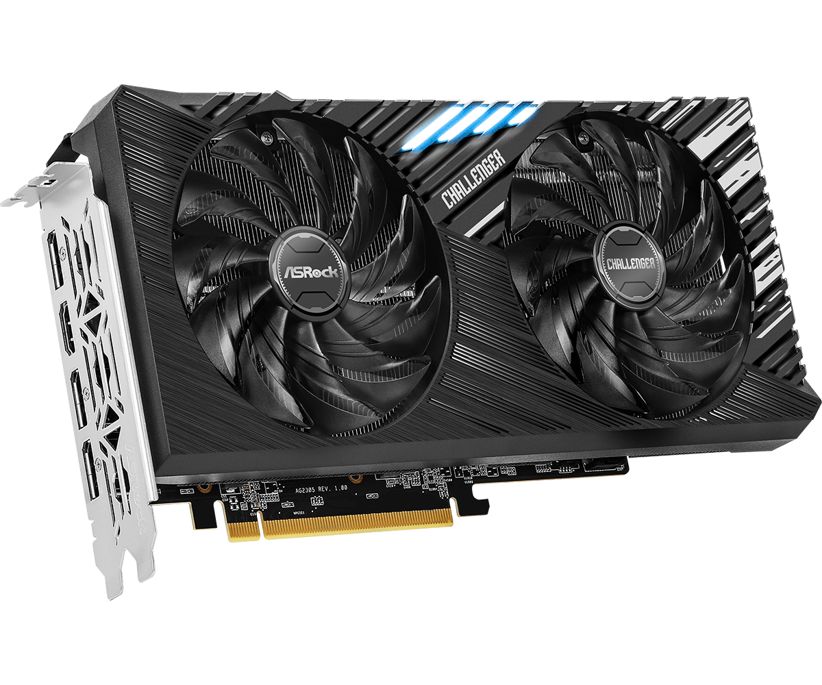 华擎科技 > AMD Radeon™ RX 7600 XT Challenger 16GB OC