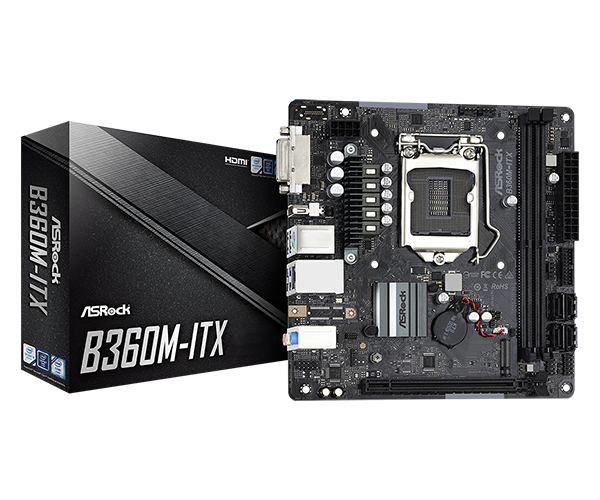 华擎科技> B360M-ITX