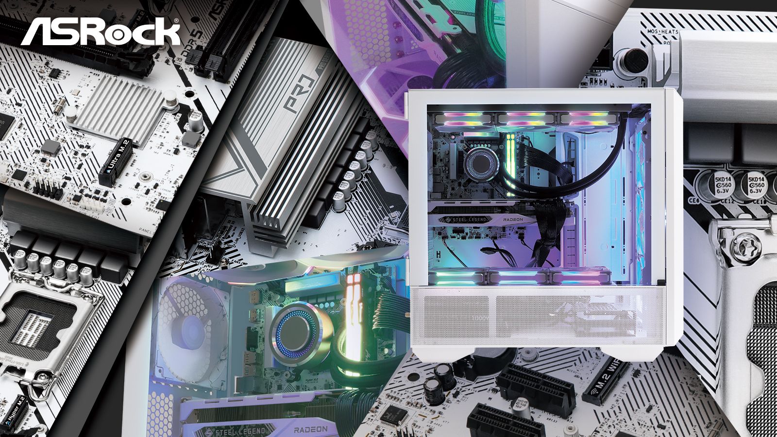 Snowy with Style! ASRock Launches All-White Motherboards